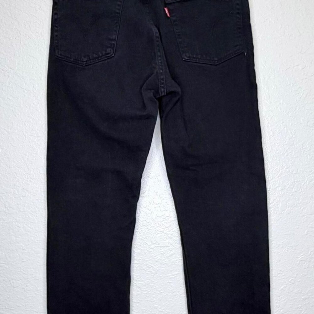 Levi’s 501 Original Cropped Women’s‎ Jeans W28 L28 Black Sprout Pre-Owned - Picture 5 of 8